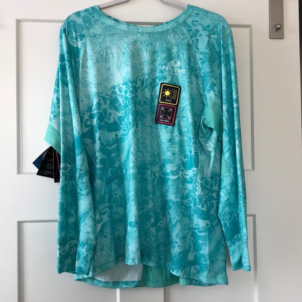 Real tree Fishing Shirt — Size XXL